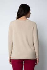 Maglia beige pura lana - Corte dei Gonzaga - immagine 2
