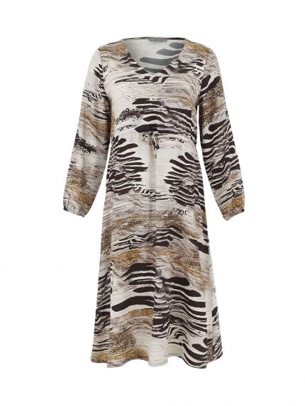 Abito fantasia in viscosa